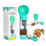 🐶 Botella Portátil 4 en 1 Multifuncional para Mascotas