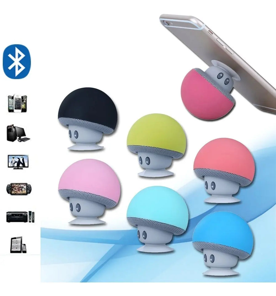 🍄 Parlante Bluetooth Tipo Honguito