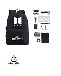 Mochila Luminosa BTS Negra